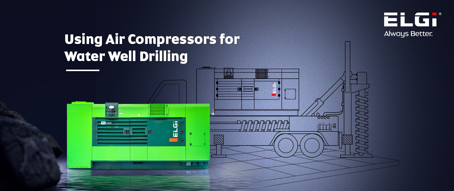 Using Air Compressors for Water Well Drilling