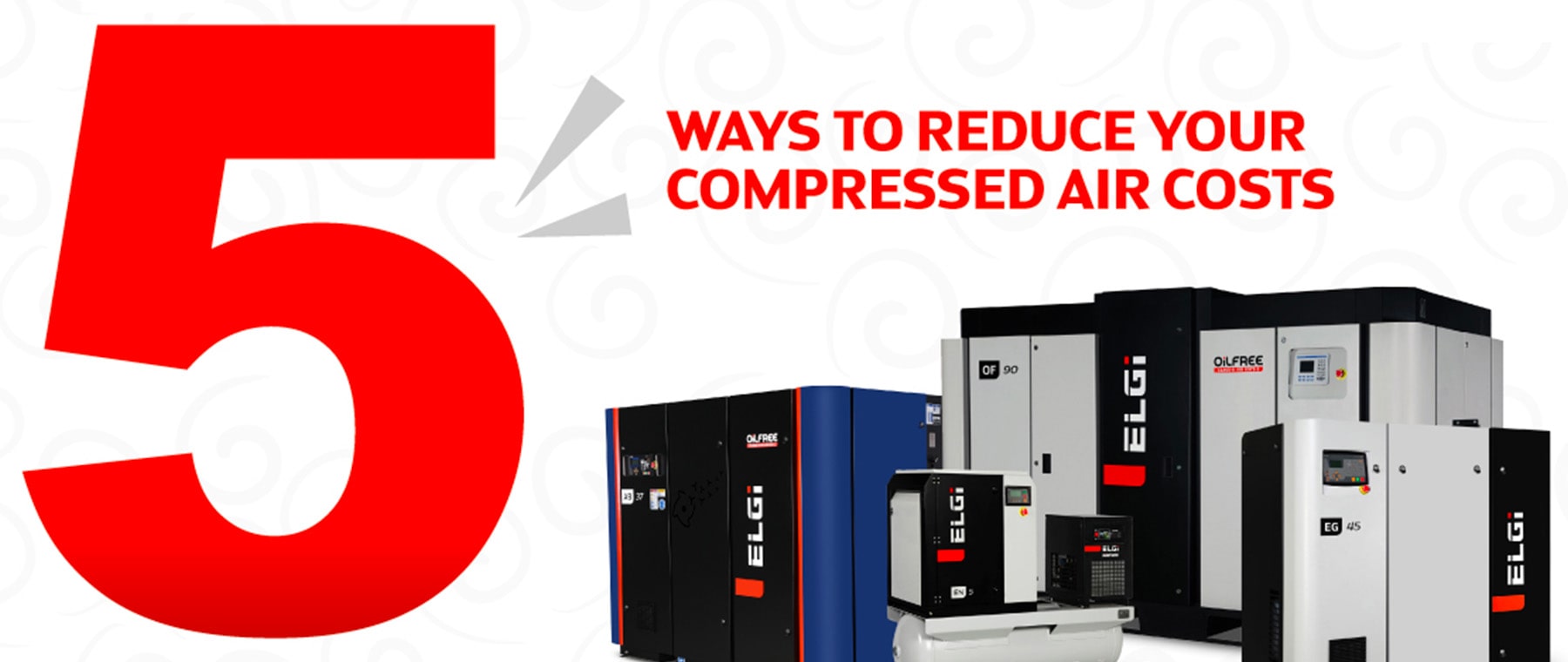 Top 5 ways to reduce your compressed air costs